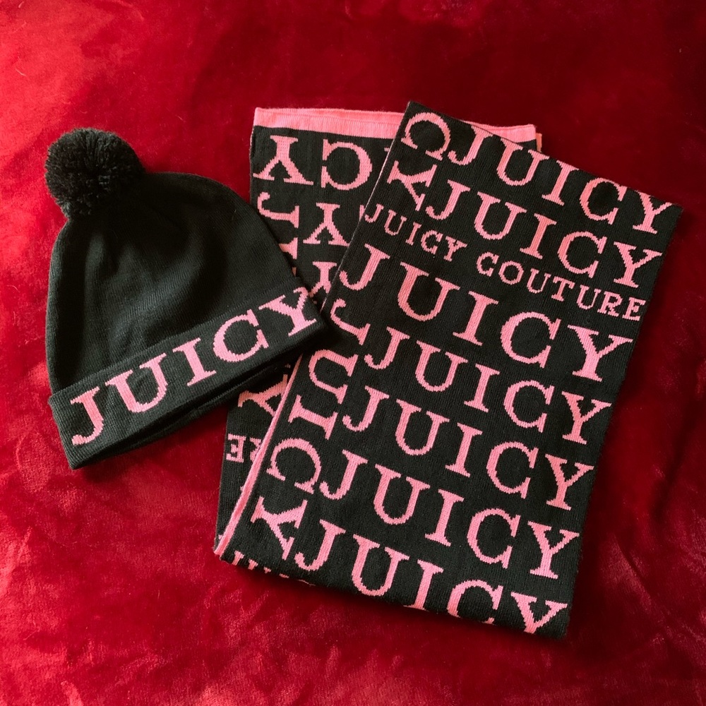 JUICY COUTURE - BEANIE & SCARF SET